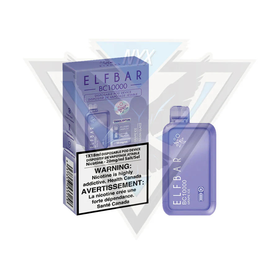 ELF BAR BC10000 DISPOSABLE - GRAPE ICE