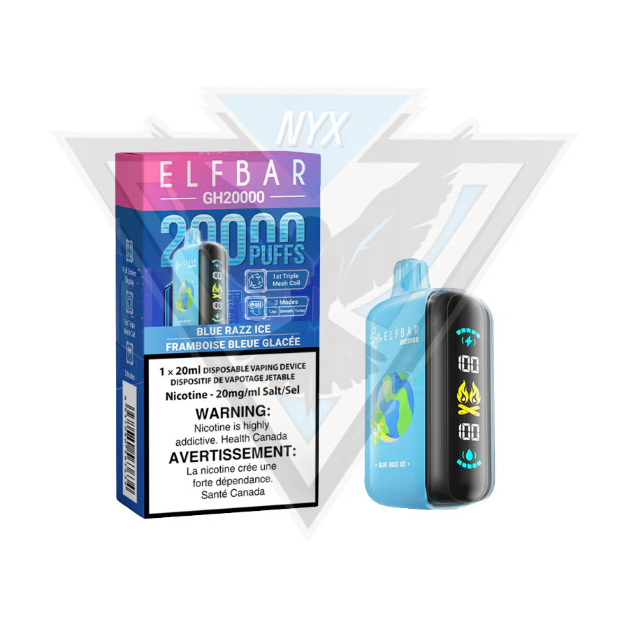 ELF BAR GH20000 DISPOSABLE - BLUE RAZZ ICE