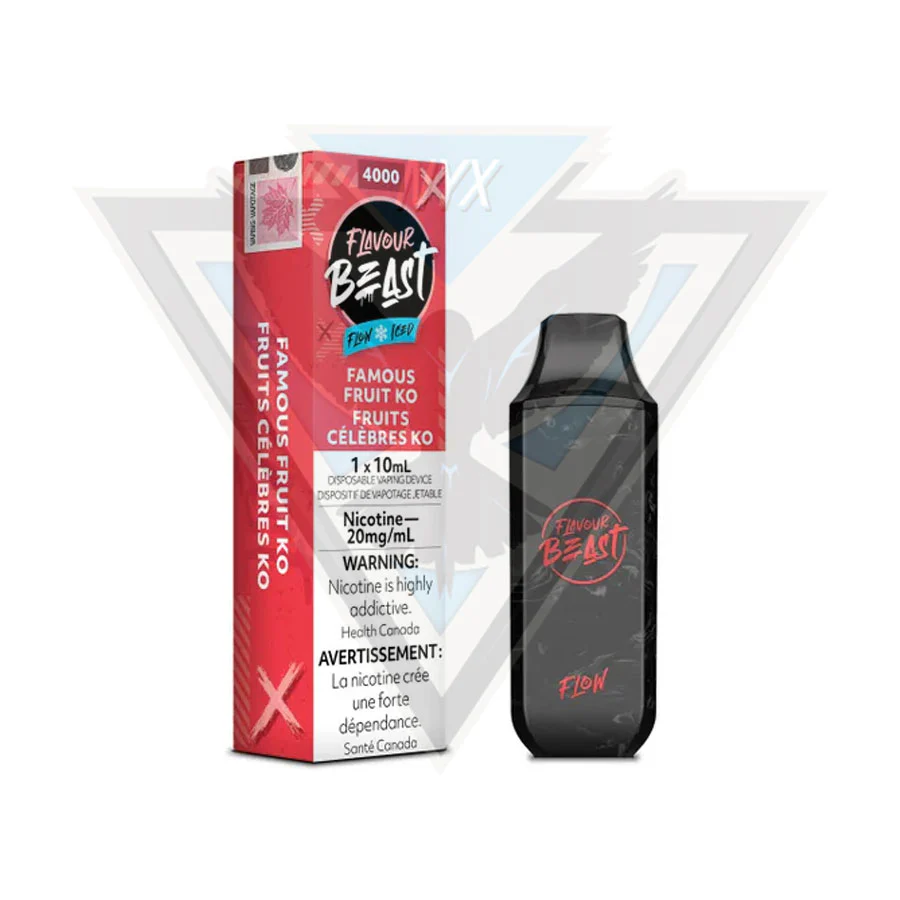 FLAVOUR BEAST FLOW DISPOSABLE - FAMOUS FRUIT KO ICED