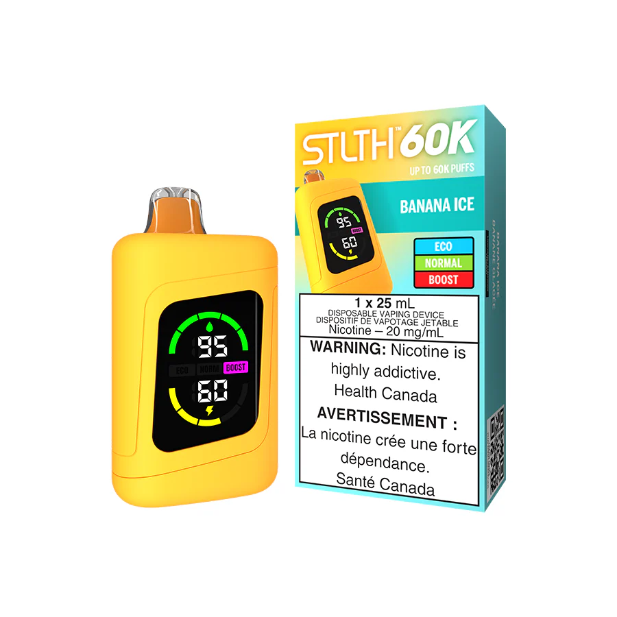 STLTH 60K DISPOSABLE - BANANA ICE