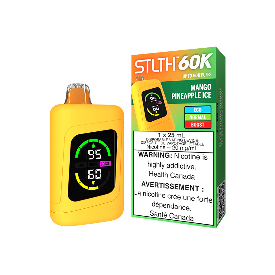 STLTH 60K DISPOSABLE - MANGO PINEAPPLE ICE [ON]