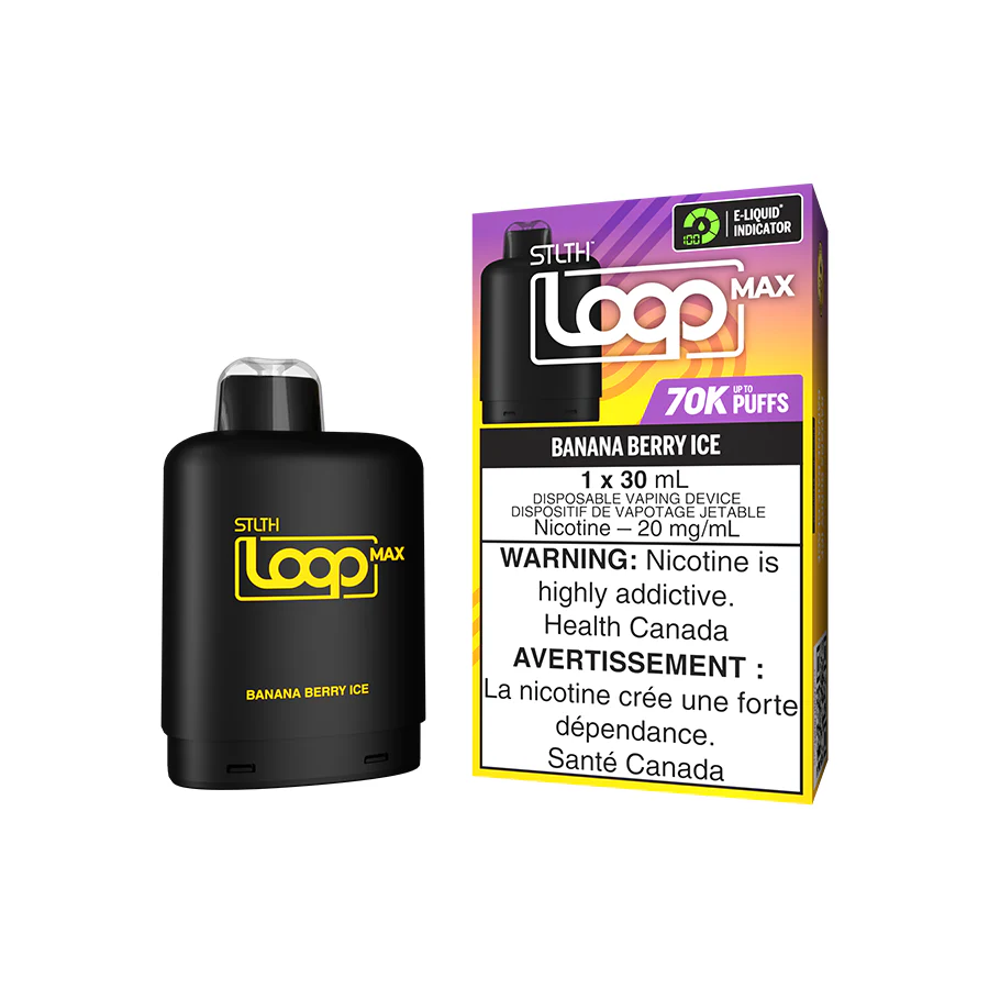 STLTH LOOP MAX POD PACK - BANANA BERRY ICE (1 PACK)
