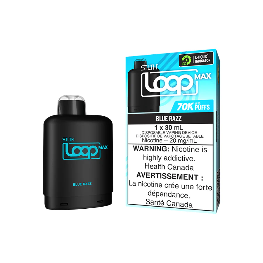 STLTH LOOP MAX POD PACK - BLUE RAZZ (1 PACK)