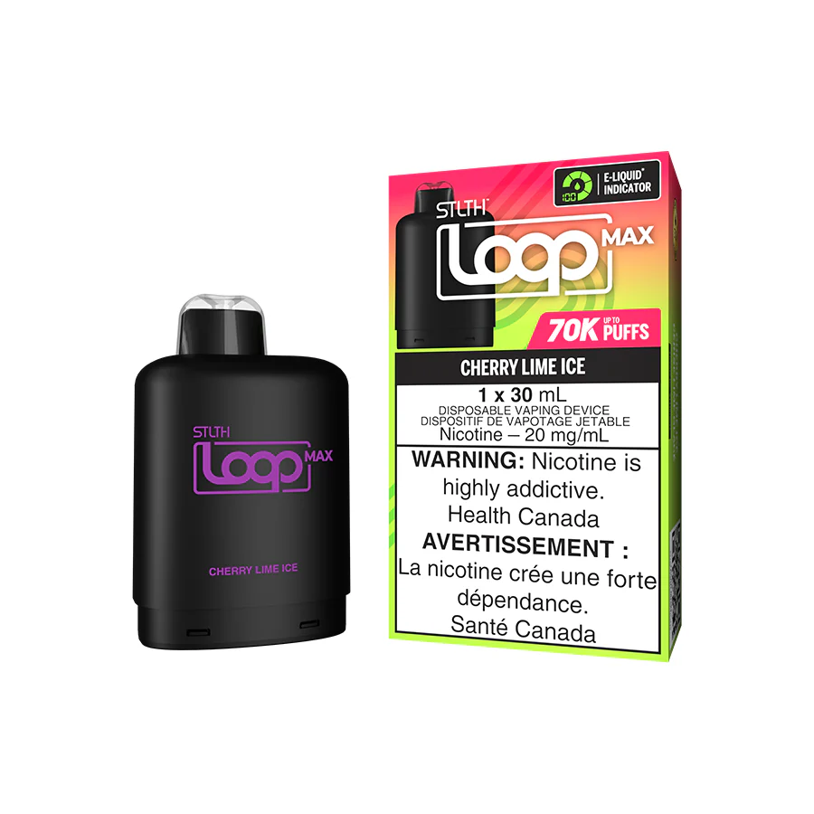 STLTH LOOP MAX POD PACK - CHERRY LIME ICE (1 PACK)