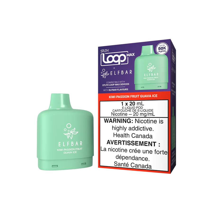 STLTH LOOP MAX-ELF BAR POD-KIWI PASSION FRUIT GUAVA ICE [ON]