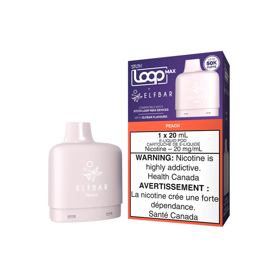 STLTH LOOP MAX-ELF BAR POD-PEACH