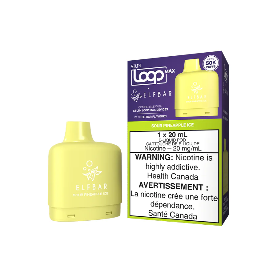 STLTH LOOP MAX-ELF BAR POD-SOUR PINEAPPLE ICE