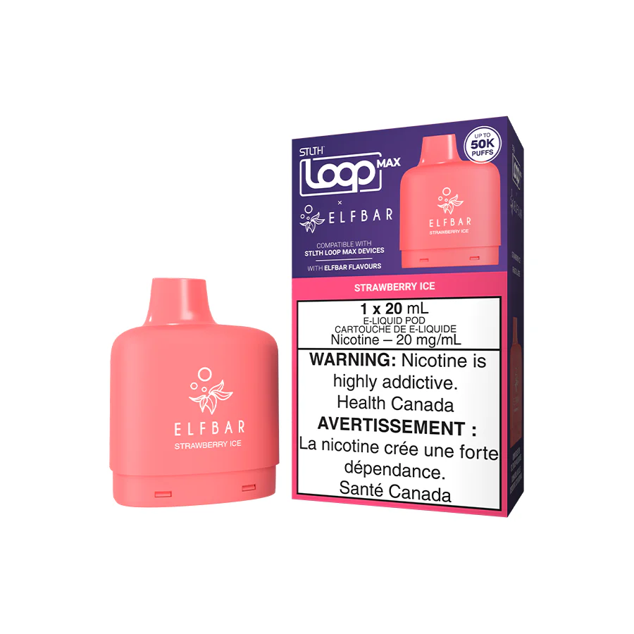 STLTH LOOP MAX-ELF BAR POD-STRAWBERRY ICE [ON]