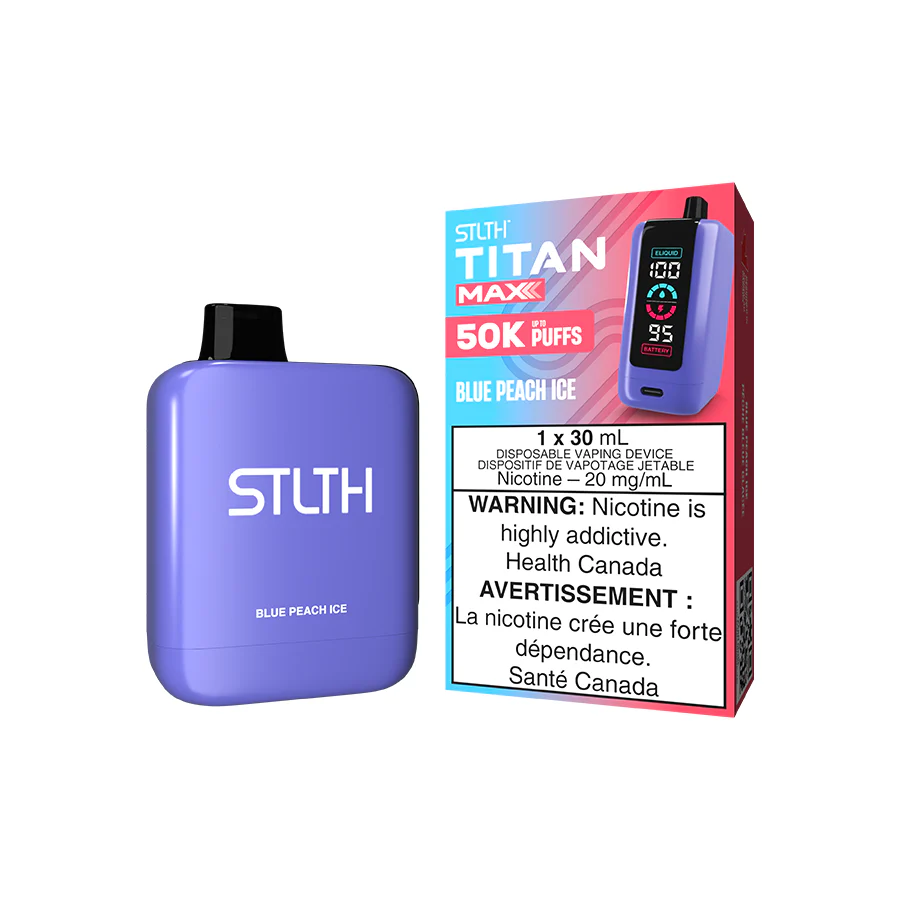 STLTH TITAN MAX DISPOSABLE - BLUE PEACH ICE [ON]