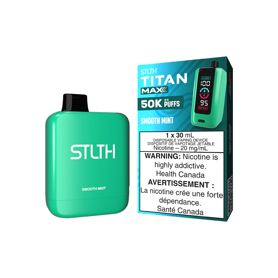 STLTH TITAN MAX DISPOSABLE - SMOOTH MINT [ON]