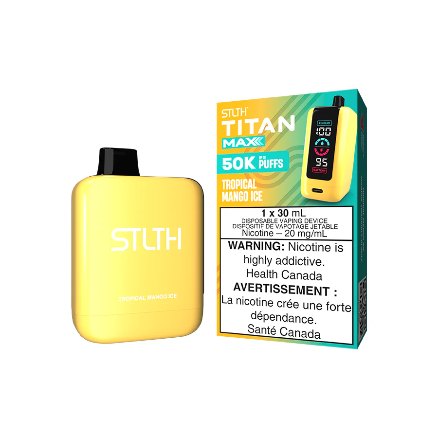 STLTH TITAN MAX DISPOSABLE - TROPICAL MANGO ICE [ON]