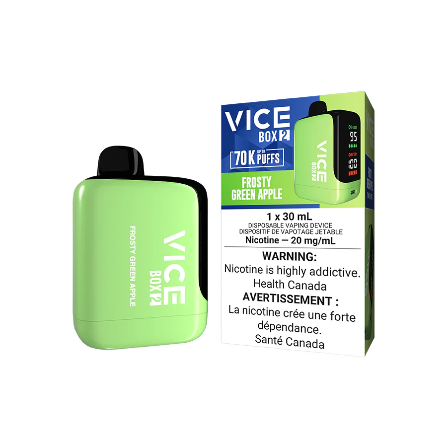 VICE BOX 2 DISPOSABLE - FROSTY GREEN APPLE