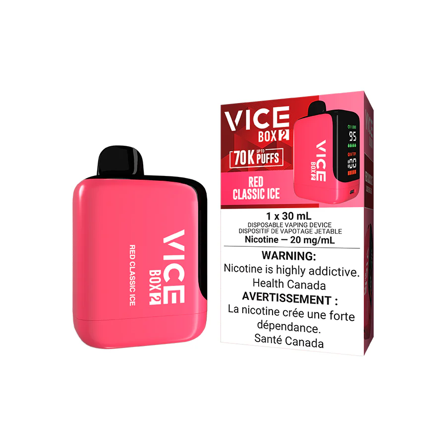 VICE BOX 2 DISPOSABLE - RED CLASSIC ICE